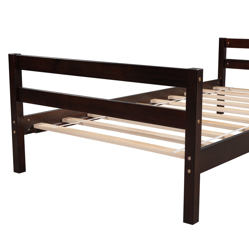 Ballina Twin Over Twin L-Shaped Bunk Beds with Shelves by Isabelle & Max™