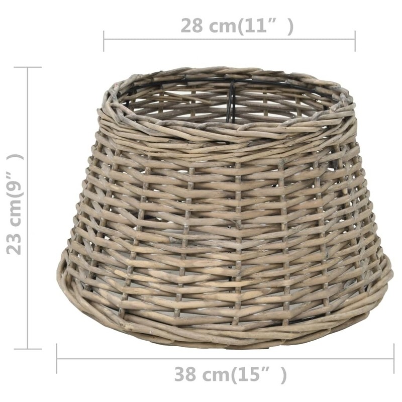 Bamboo/Rattan Drum Lamp Shade ( Spider )
