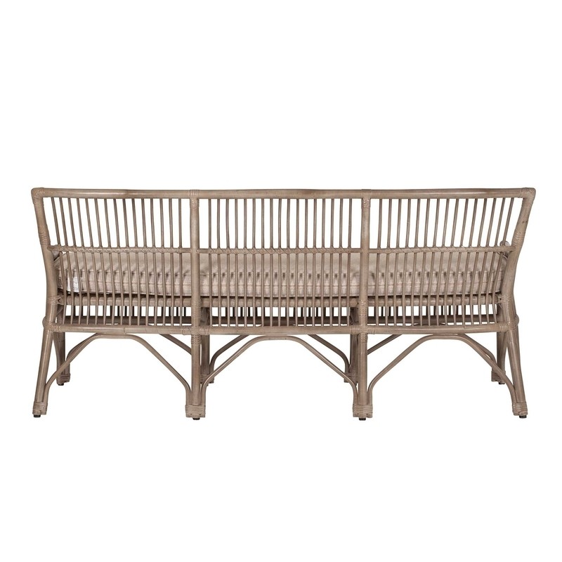 Barkley Wicker Bench