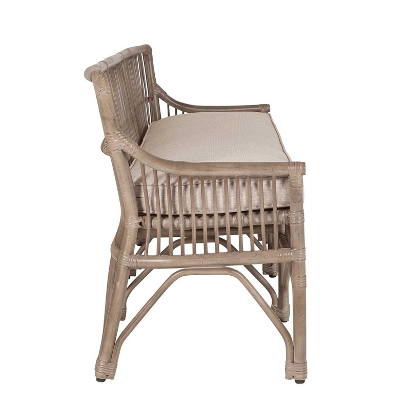 Barkley Wicker Bench