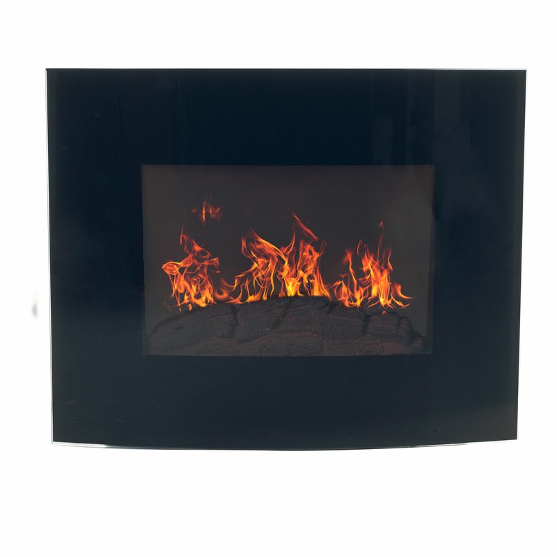 Bartow 25.5'' W Surface Wall Mounted Electric Fireplace