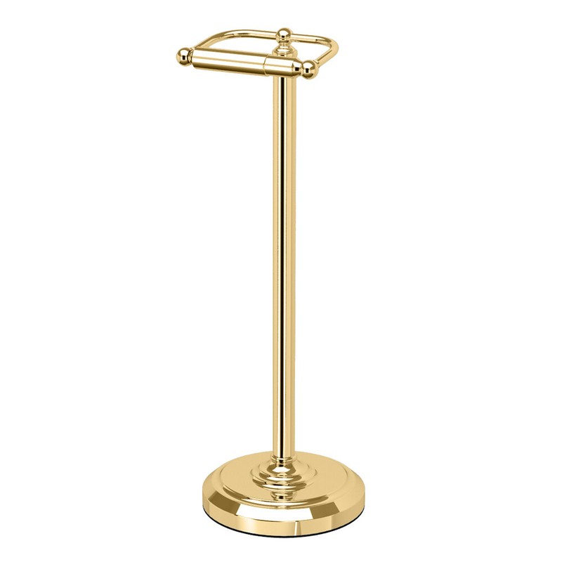 Bath Accessories Gatco Free Standing Toilet Paper Holder