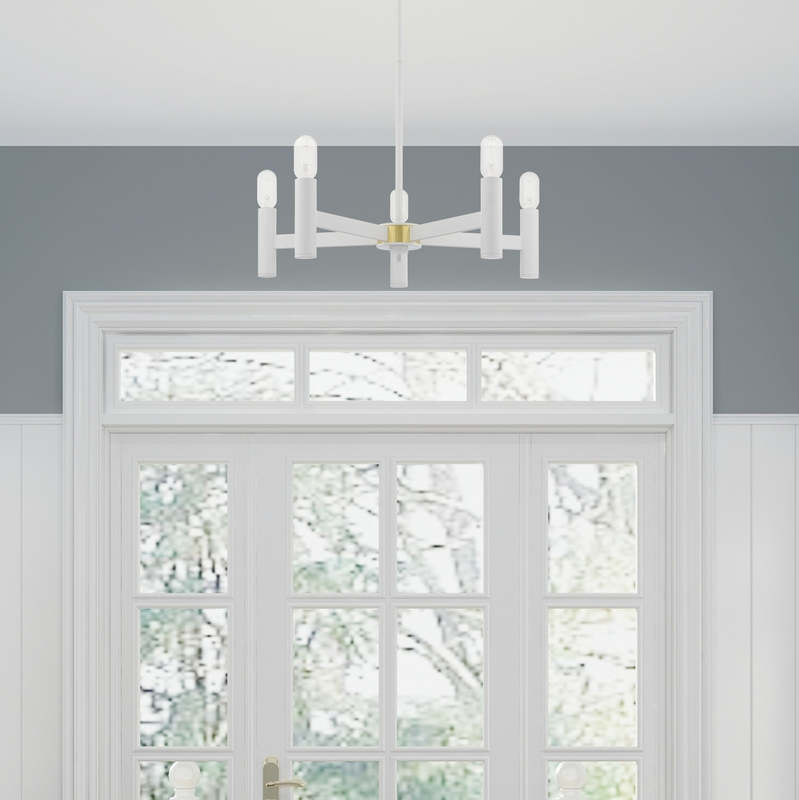 Beldale 5 - Light Candle Style Classic / Traditional Chandelier