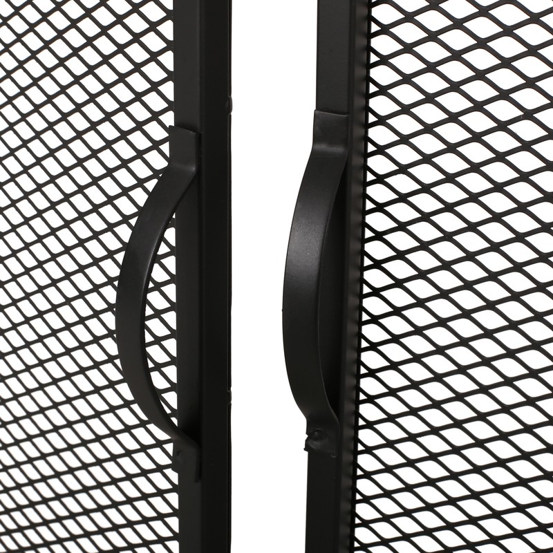 Beluga Iron Fireplace Screen