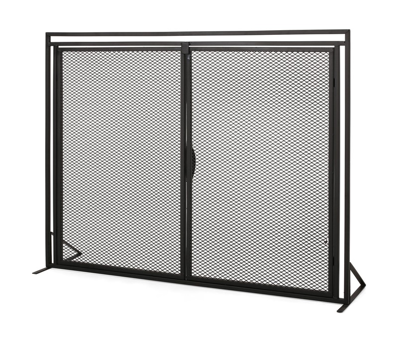 Beluga Iron Fireplace Screen