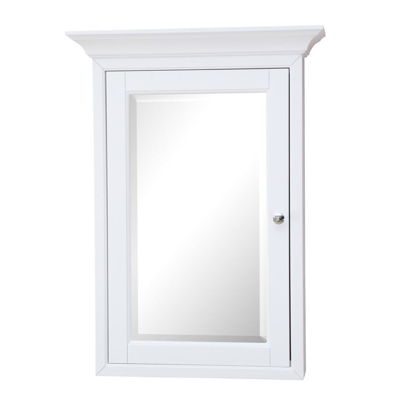 Bernardsville Surface Mount Framed Medicine Cabinet with 4 Adjustable Shelves
