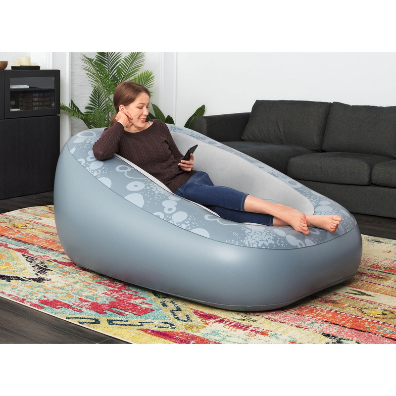 Bestway Comfi Cube Deluxe Inflatable Indoor Gaming Lounger Chair Armchair