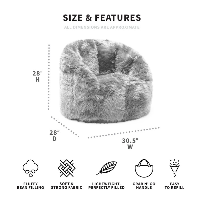 Big Joe Milano Standard Bean Bag Chair & Lounger