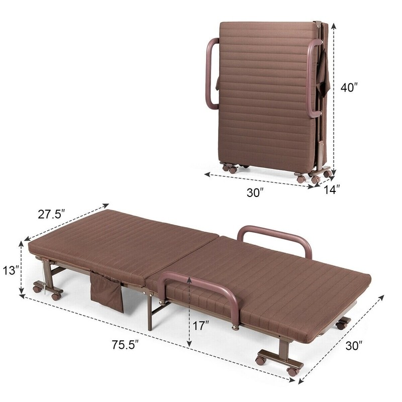 Bir Portable Wheel Chaise Lounge