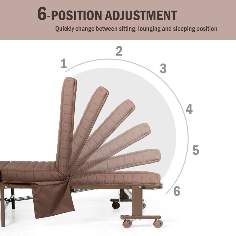 Bir Portable Wheel Chaise Lounge