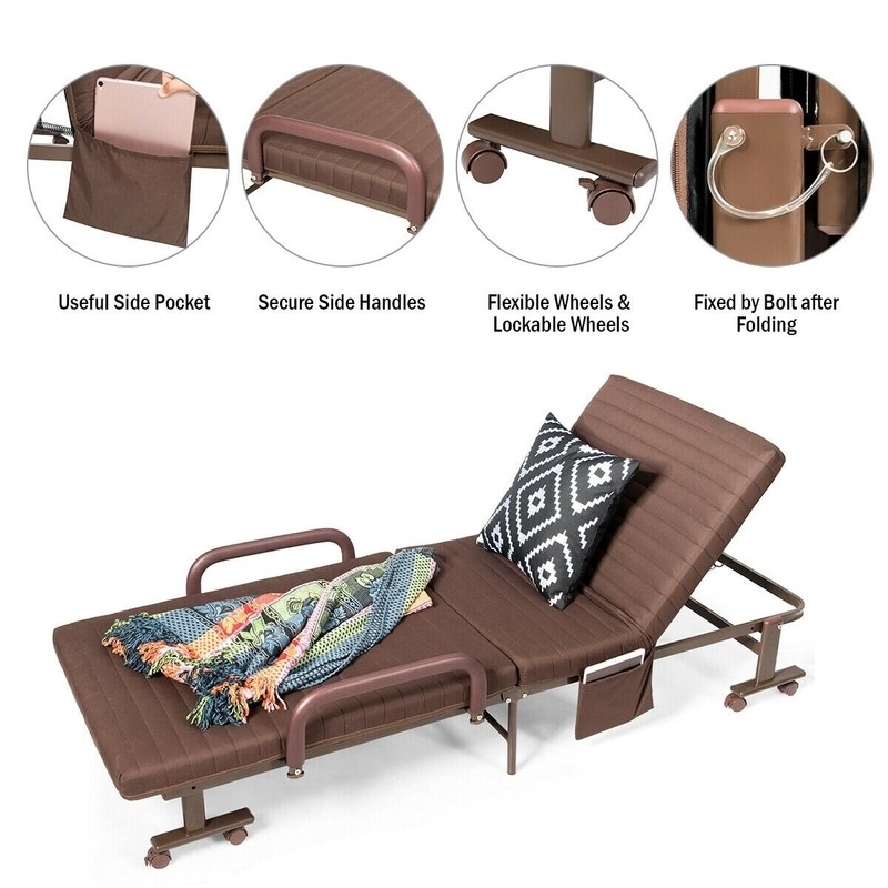 Bir Portable Wheel Chaise Lounge