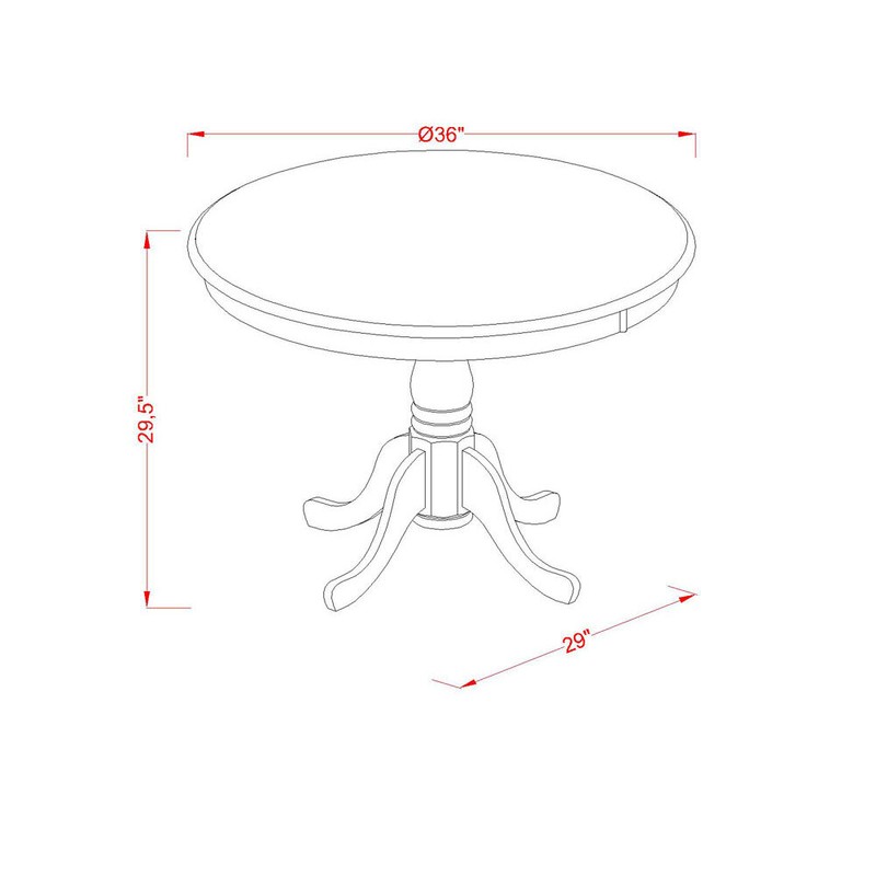 Birgitta 4 - Person Solid Wood Dining Set