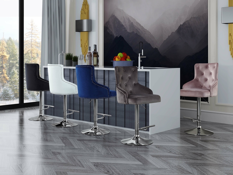 Bocana swivel adjustable height bar stool discount