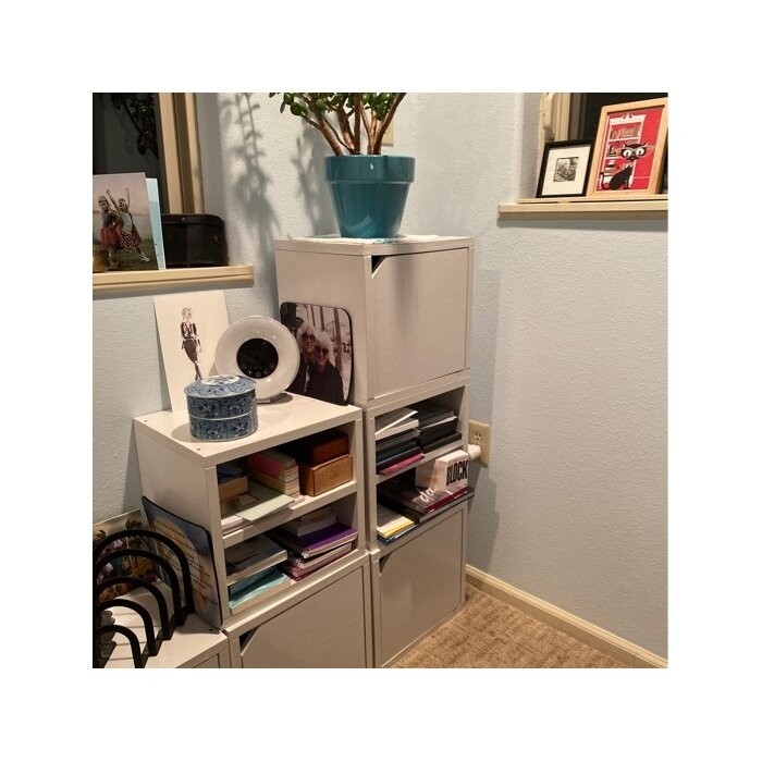 Bolan 12.6'' H x 13.4'' W Zboard Paperboard Cube Bookcase
