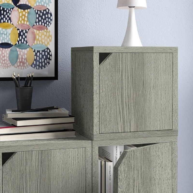 Bolan 12.6'' H x 13.4'' W Zboard Paperboard Cube Bookcase