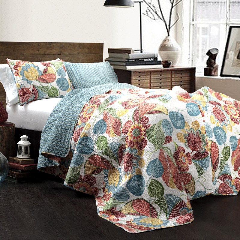 Bontrager Standard Cotton 320 TC Reversible 3 Piece Quilt Set