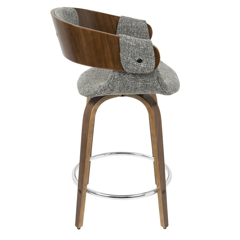Boulemane Swivel Counter Stool
