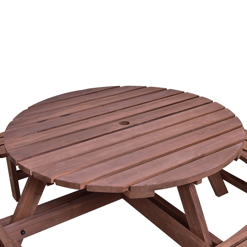 Boutelle Round 8 - Person Picnic Table