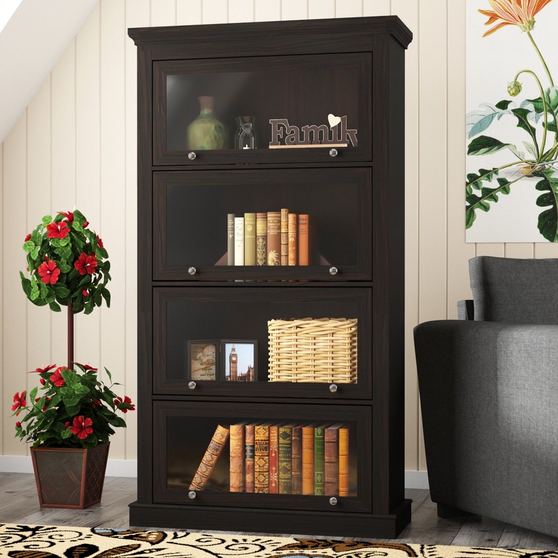Brackston 60'' H x 32.7'' W Barrister Bookcase