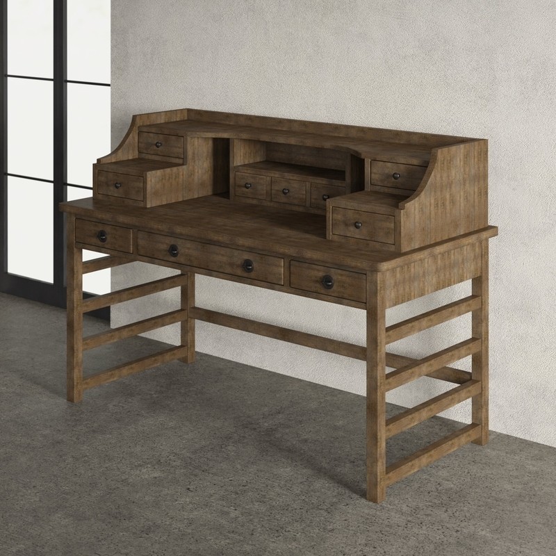 Brampt Secretary Desk with Hutch