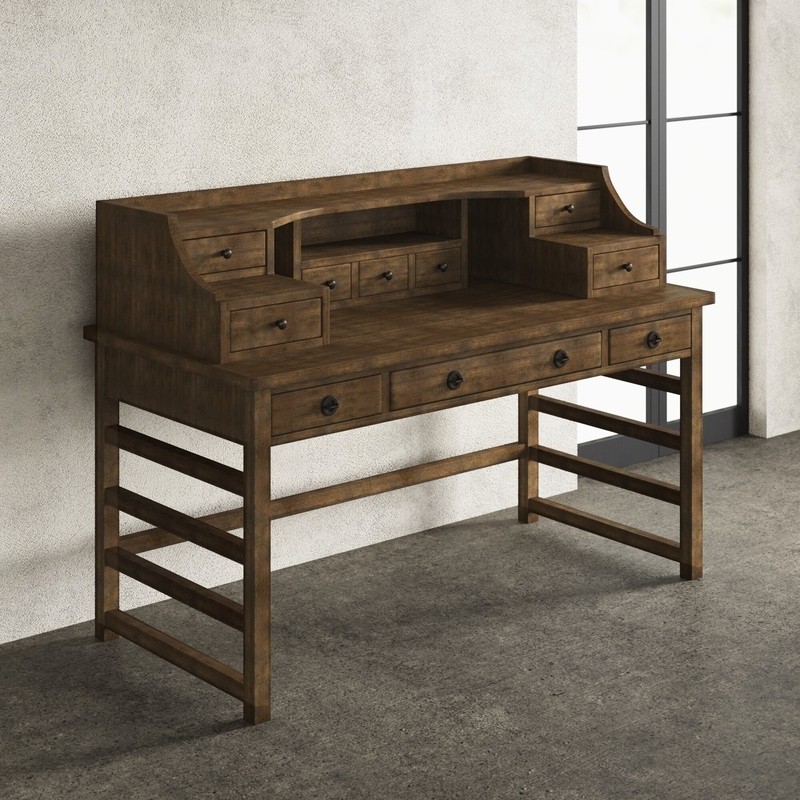 Brampt Secretary Desk with Hutch