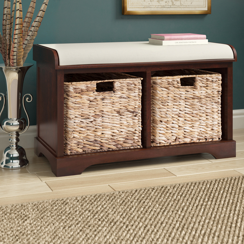 Briananthony Upholstered Cubby Storage Bench
