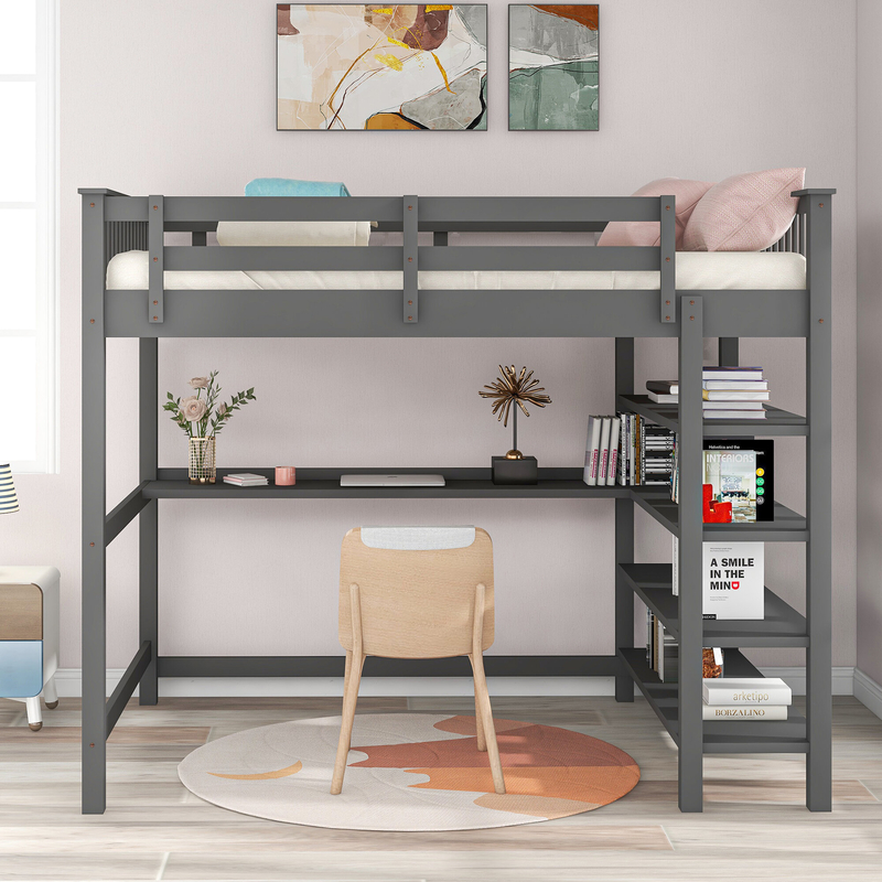 Adult Full Size Bunk Beds With Desk - Ideas on Foter