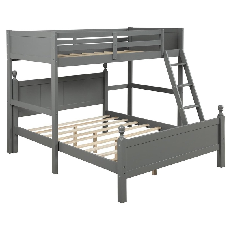 Brittnye Twin Over Full L-Shaped Bunk Beds by Harriet Bee
