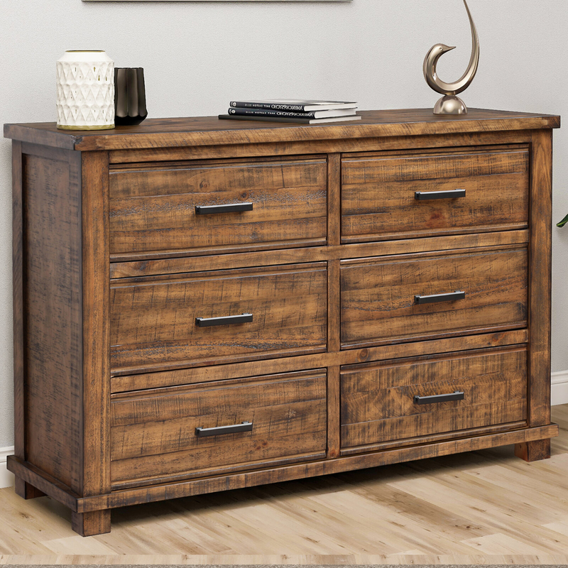 Brixton Queen Solid Wood Platform 3 Piece Bedroom Set
