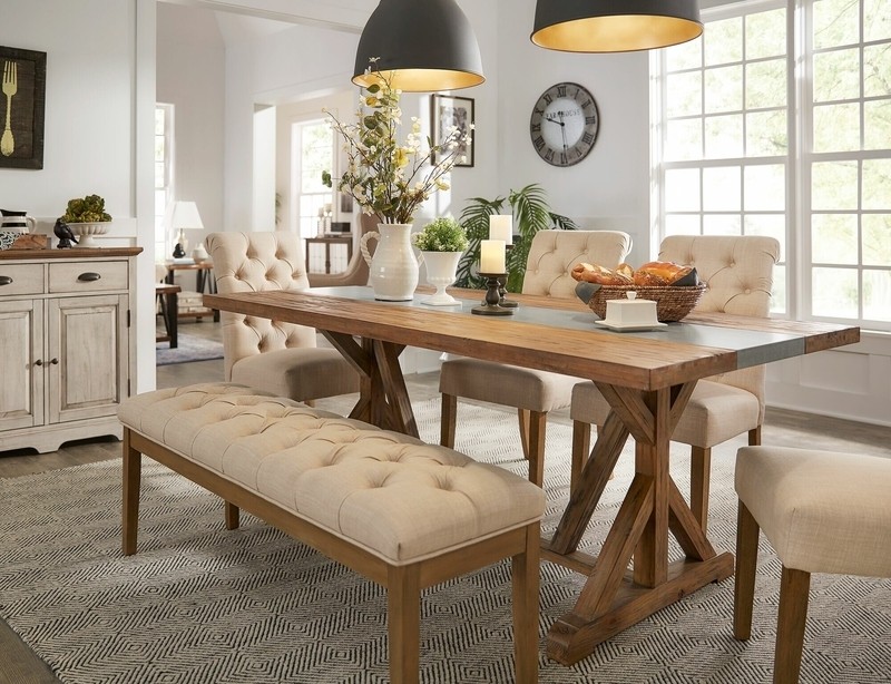 Brooksville 72'' Trestle Dining Table