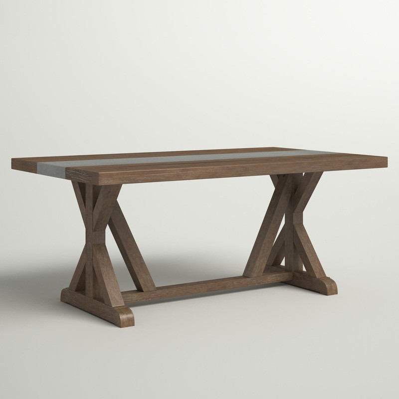 Brooksville 72'' Trestle Dining Table