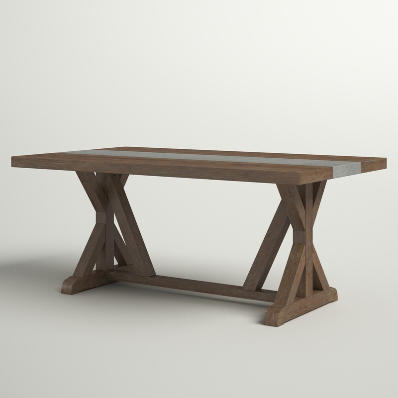 Brooksville 72'' Trestle Dining Table