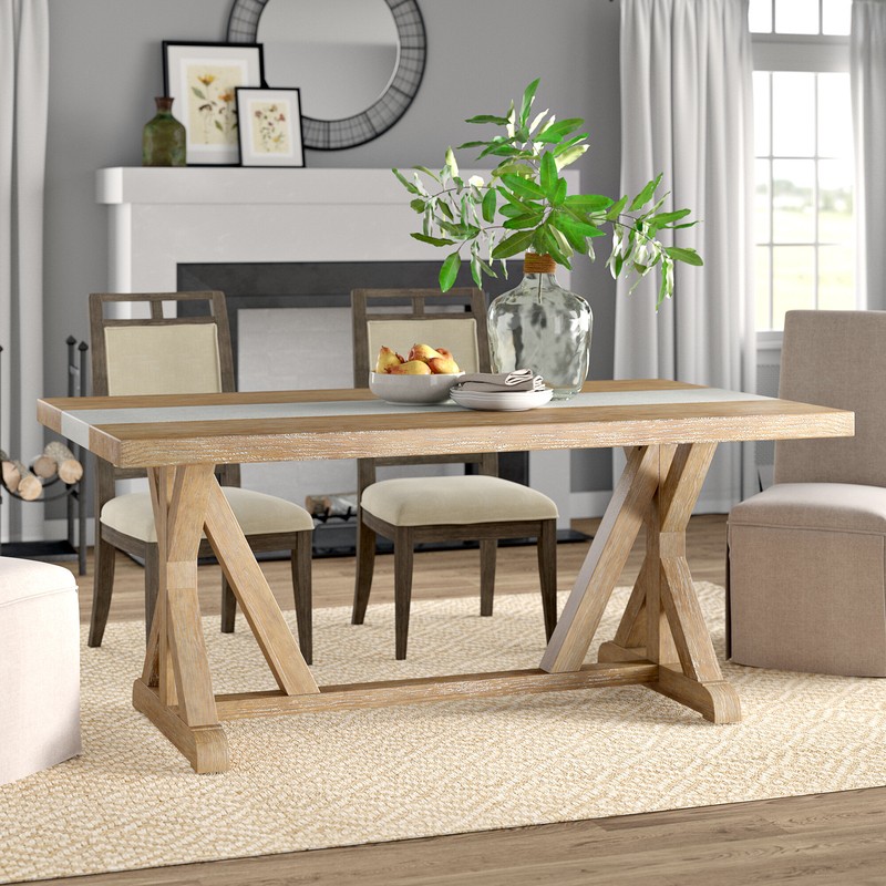 Brooksville 72'' Trestle Dining Table