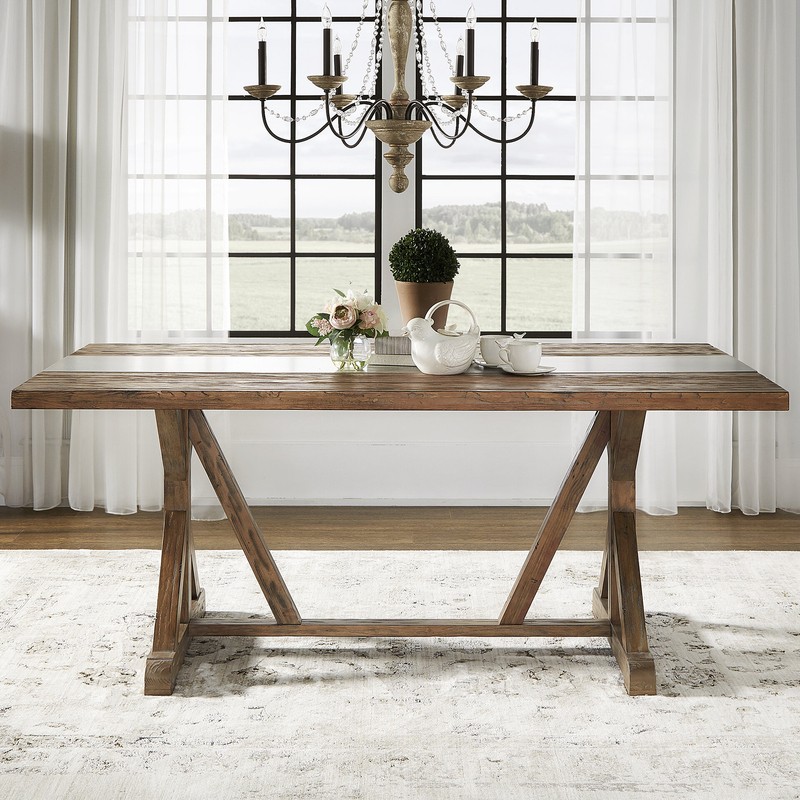 Brooksville 72'' Trestle Dining Table