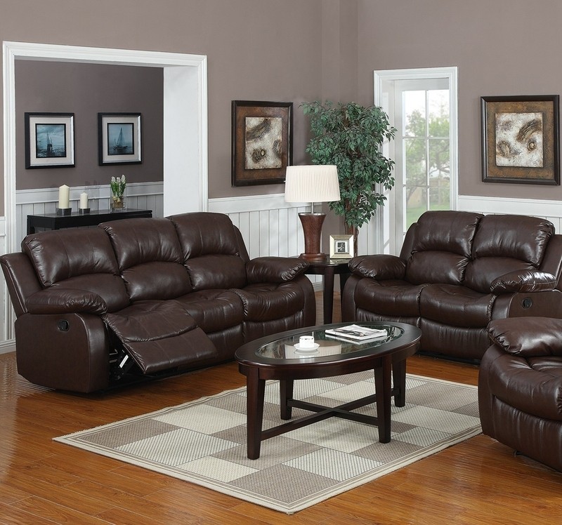 Bryce 2 Piece Faux Leather Reclining Living Room Set