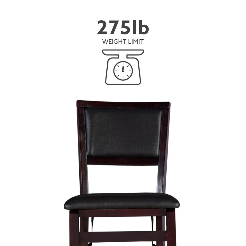 Busse Vinyl Padded Folding Chair