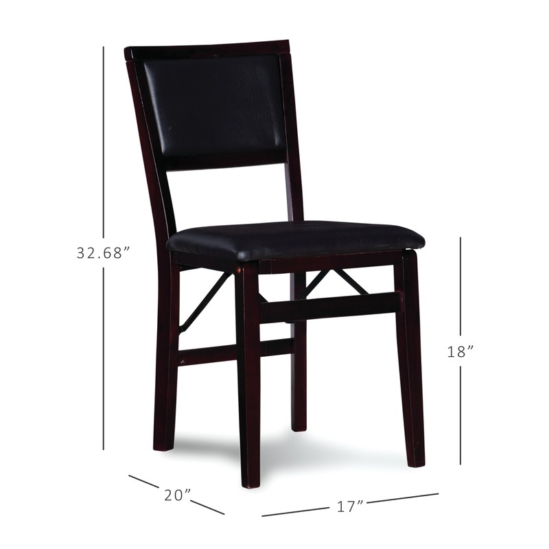 Busse Vinyl Padded Folding Chair