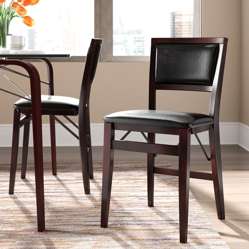 Busse Vinyl Padded Folding Chair