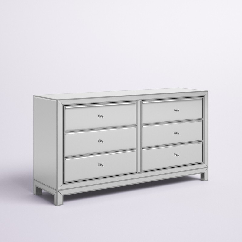 Cain 6 Drawer 60'' W Double Dresser
