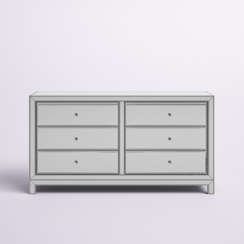 Cain 6 Drawer 60'' W Double Dresser