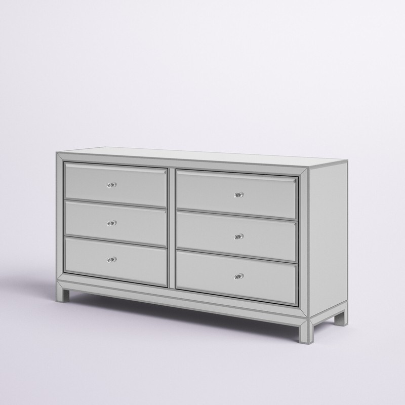 Cain 6 Drawer 60'' W Double Dresser