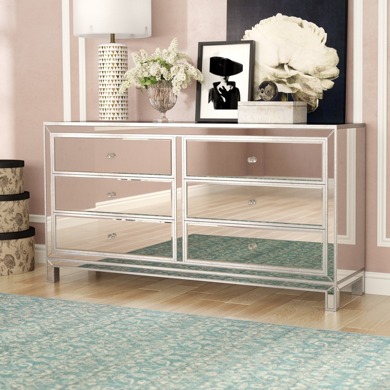Cain 6 Drawer 60'' W Double Dresser