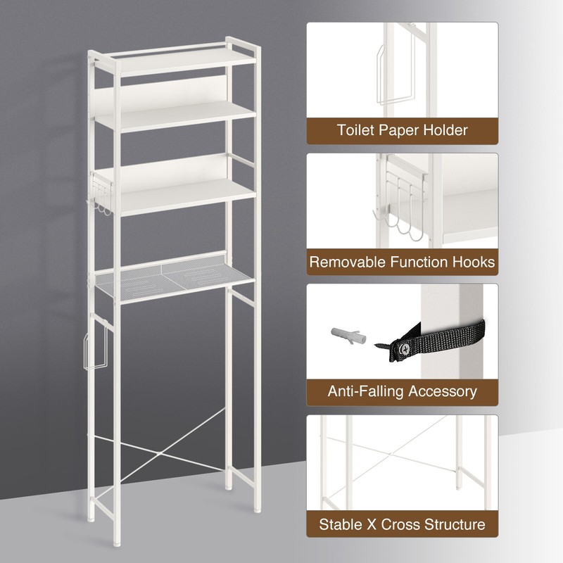 Calirose 23.6'' W x 68'' H x 9.4'' D Over-The-Toilet Storage