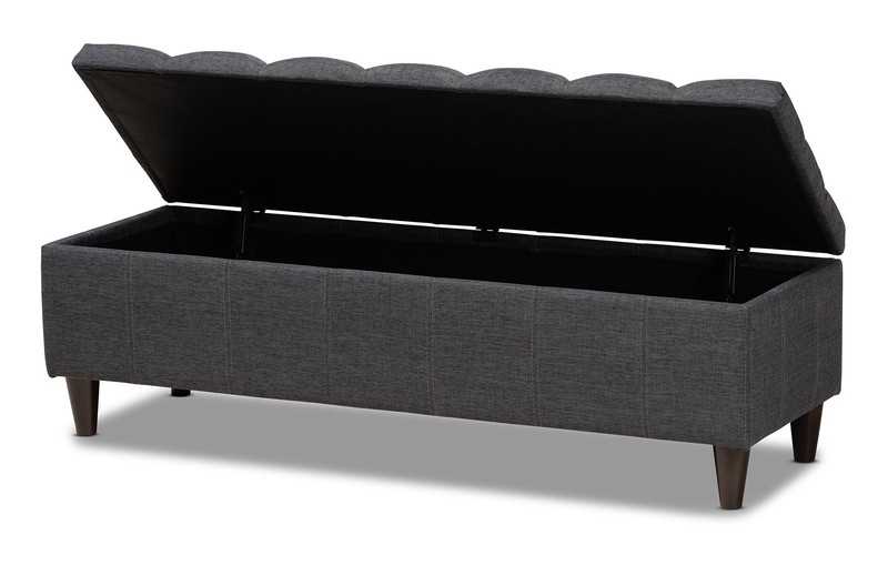 Campanella Upholstered Flip Top Storage Bench