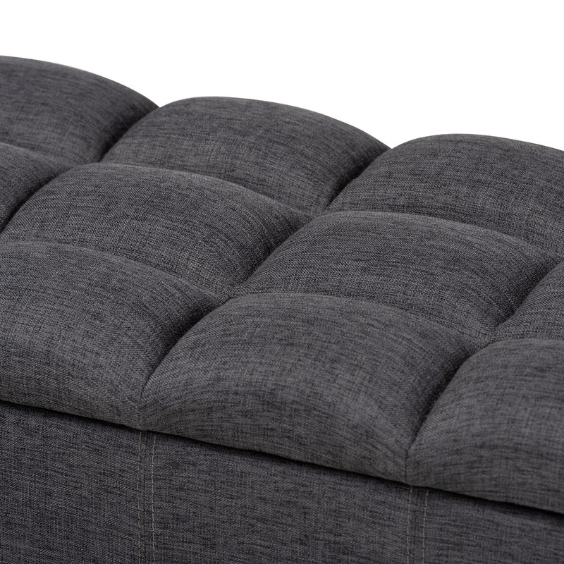 Campanella Upholstered Flip Top Storage Bench