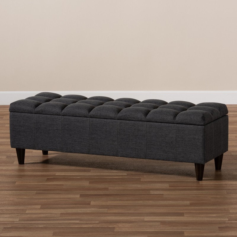 Campanella Upholstered Flip Top Storage Bench