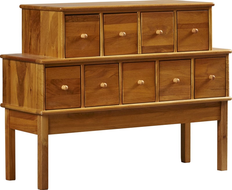 Carey Multimedia Library Style Media Drawers