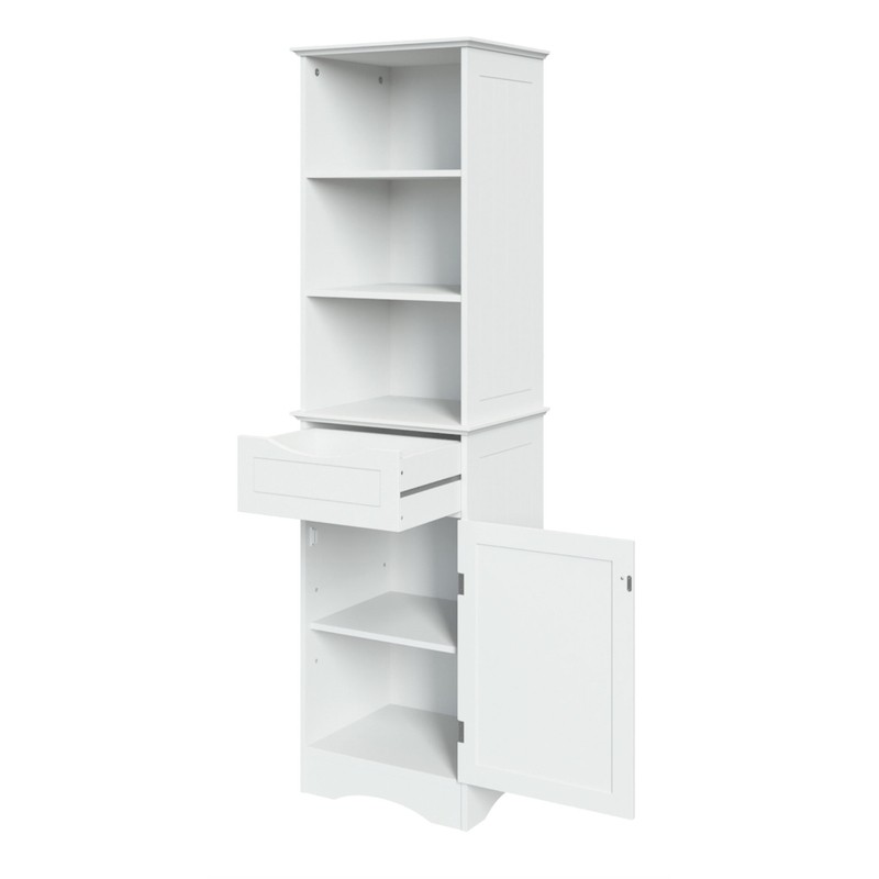 Caril 16.54'' W x 60.04'' H x 13.39'' D Linen Cabinet