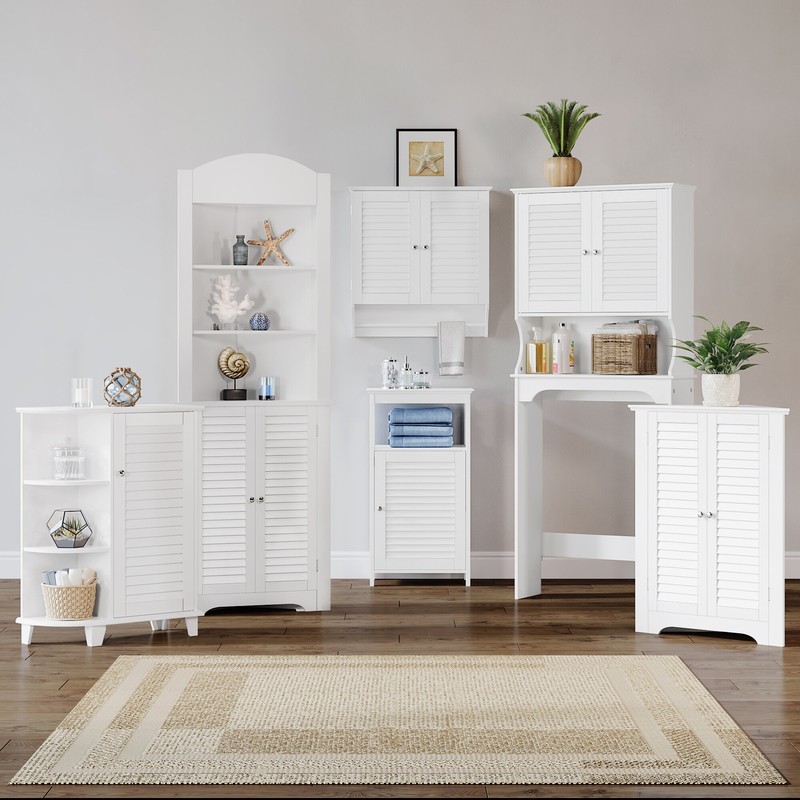 Carilla 27.44'' W x 64.57'' H x 9.25'' D Over-The-Toilet Storage