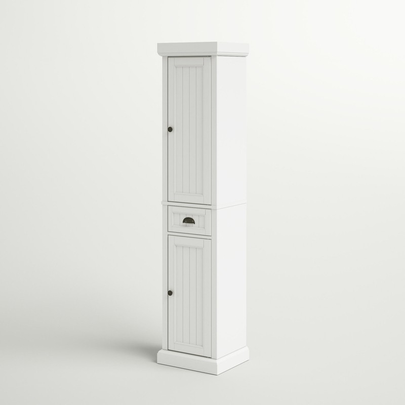 Carmel 16'' W x 72'' H x 14'' D Linen Cabinet
